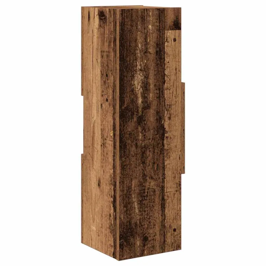 Meuble d'angle Bois ancien 25,5x25x80cm Bois d'ingénierie - 7
