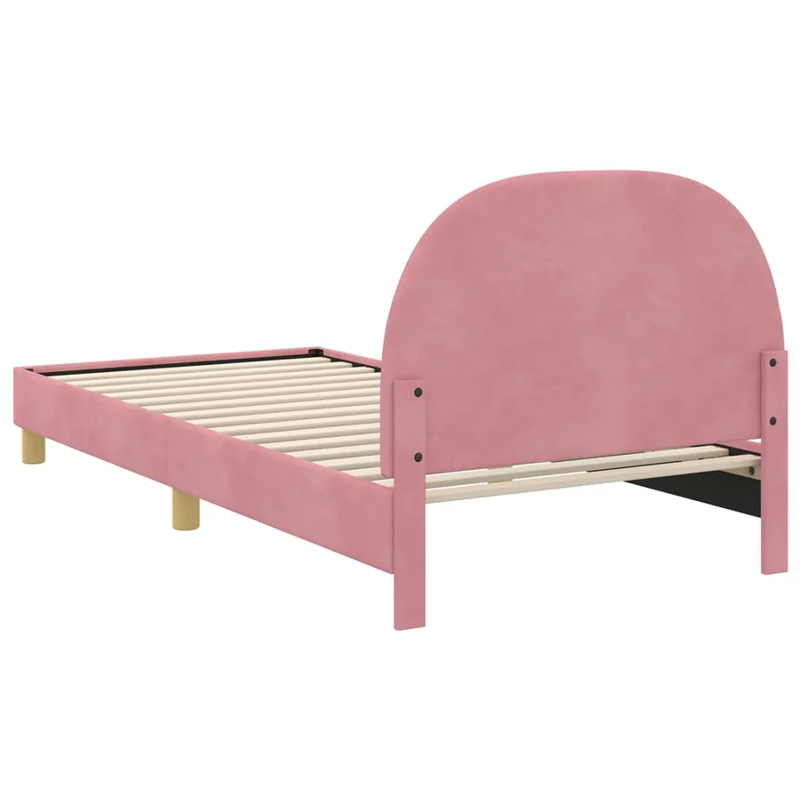 Cadre de lit pour enfants avec tête de lit Rose 80 x 200 cm - 7
