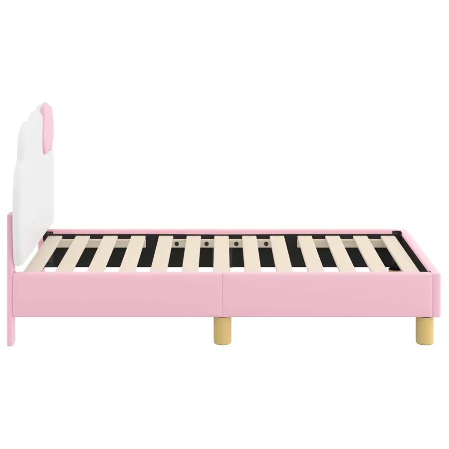 Cadre de lit pour tout-petit avec tête de lit Rose 70 x 140 cm - 6