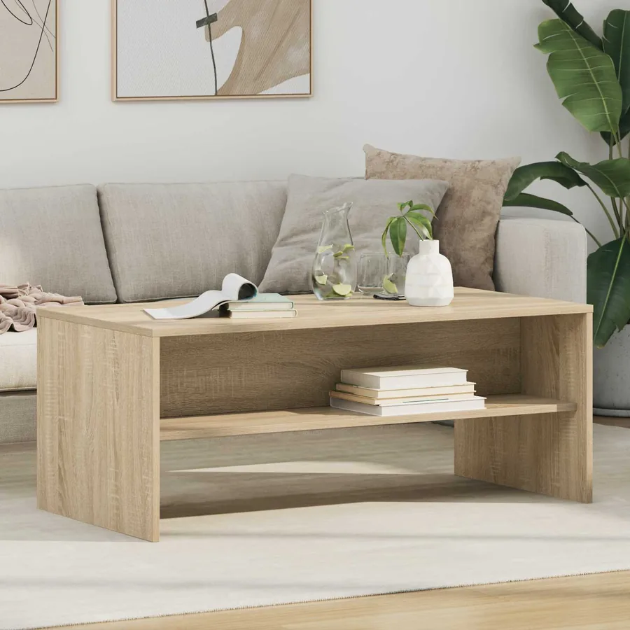 Table basse Chêne Sonoma 100 x 50 x 40 cm Bois d'ingénierie