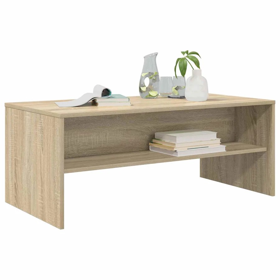 Table basse Chêne Sonoma 100 x 50 x 40 cm Bois d'ingénierie - 3
