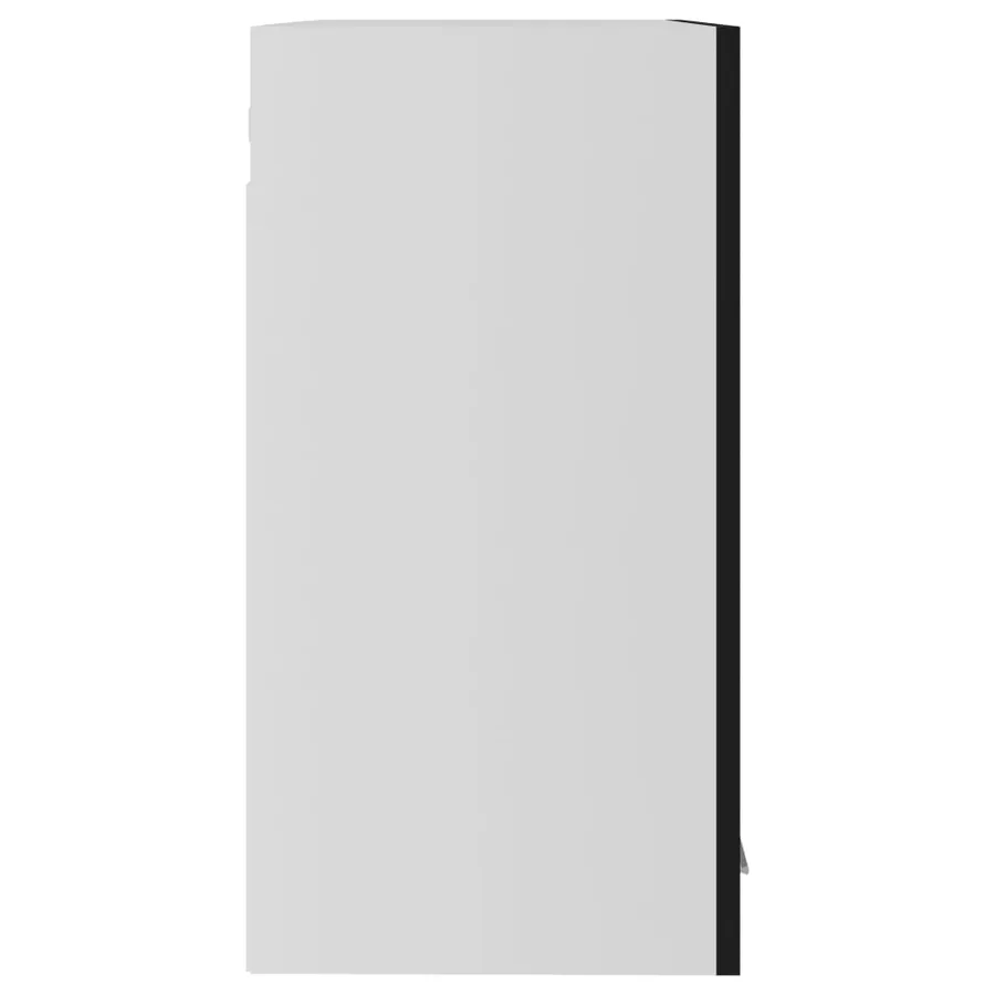 Wall display cabinet "Lyon" Black 60 x 31 x 60 cm Engineered wood - 7