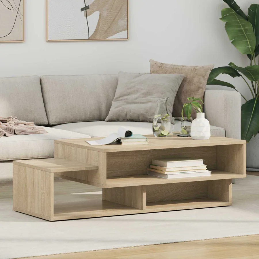 Table basse Chêne Sonoma 105 x 50 x 32,5 cm Bois d'ingénierie