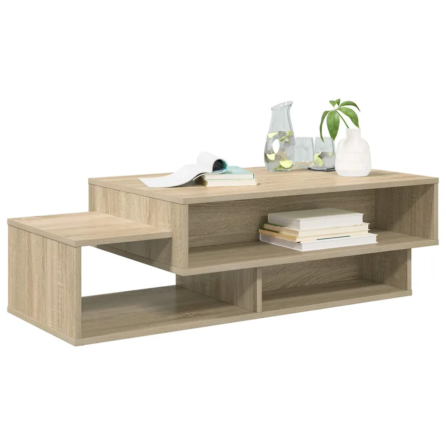 Table basse Chêne Sonoma 105 x 50 x 32,5 cm Bois d'ingénierie - 3