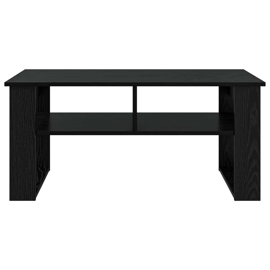 Table basse Chêne noir 96 x 54 x 44 cm Bois d'ingénierie - 5