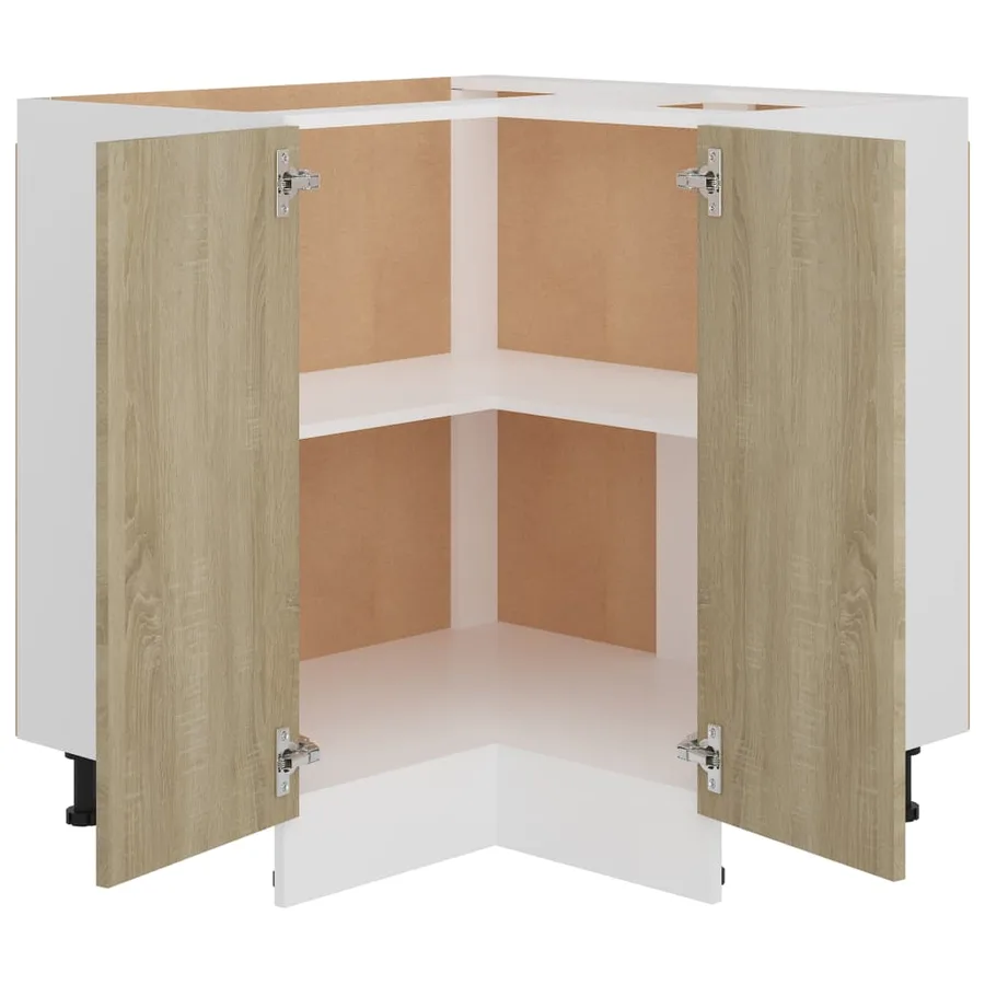 Corner base cabinet "Lyon" Sonoma oak 75.5 x 75.5 x 81.5 cm Engineered wood - 5