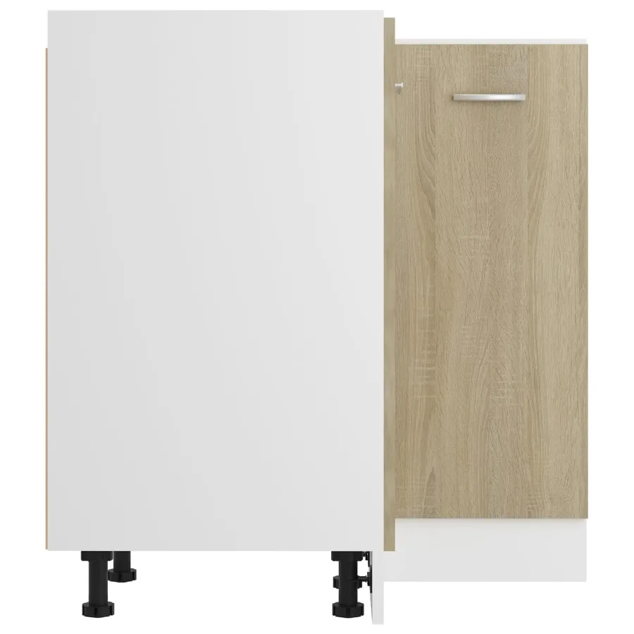 Corner base cabinet "Lyon" Sonoma oak 75.5 x 75.5 x 81.5 cm Engineered wood - 6