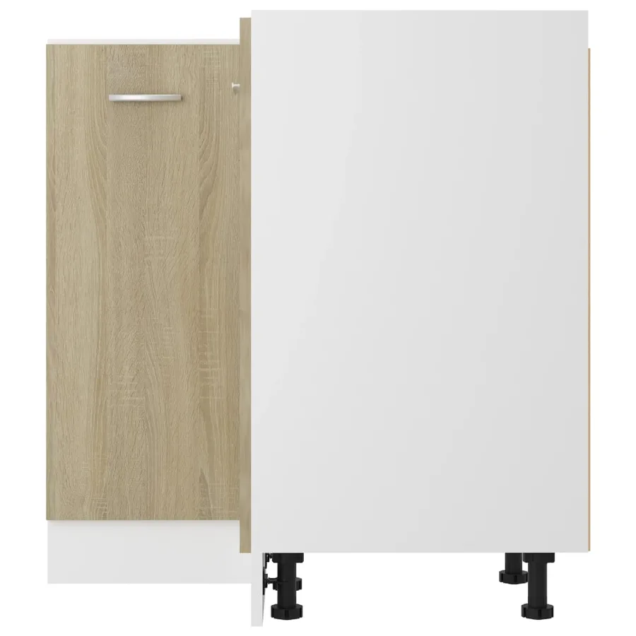 Corner base cabinet "Lyon" Sonoma oak 75.5 x 75.5 x 81.5 cm Engineered wood - 7