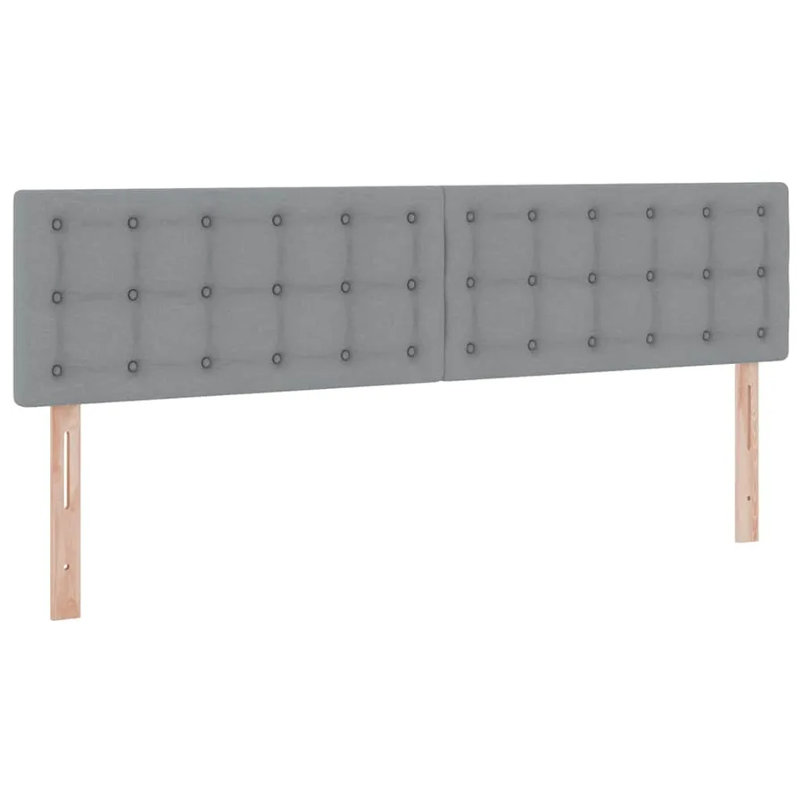 Lit avec rangement et matelas Gris clair 160 x 200 cm - 9