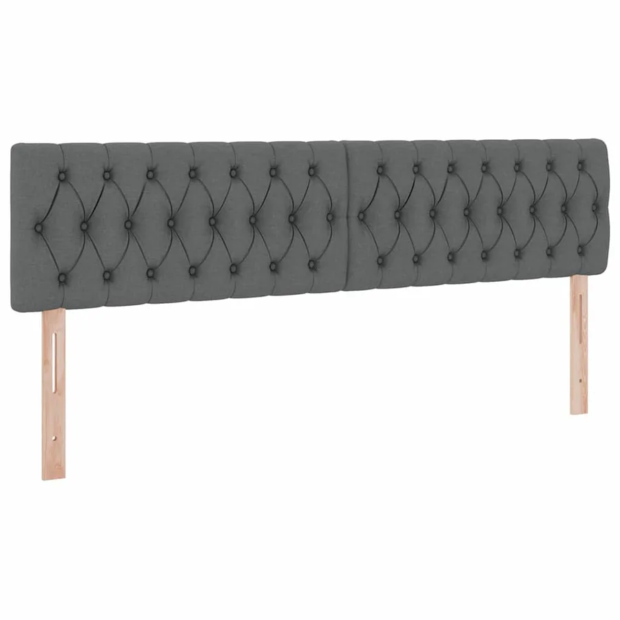 Lit avec rangement et matelas Gris foncé 160 x 200 cm - 9