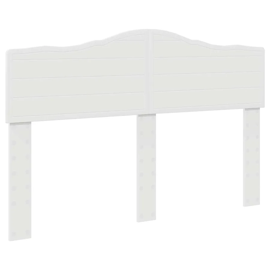 Cadre de lit Blanc 150 x 200 cm Bois de pin massif - 6