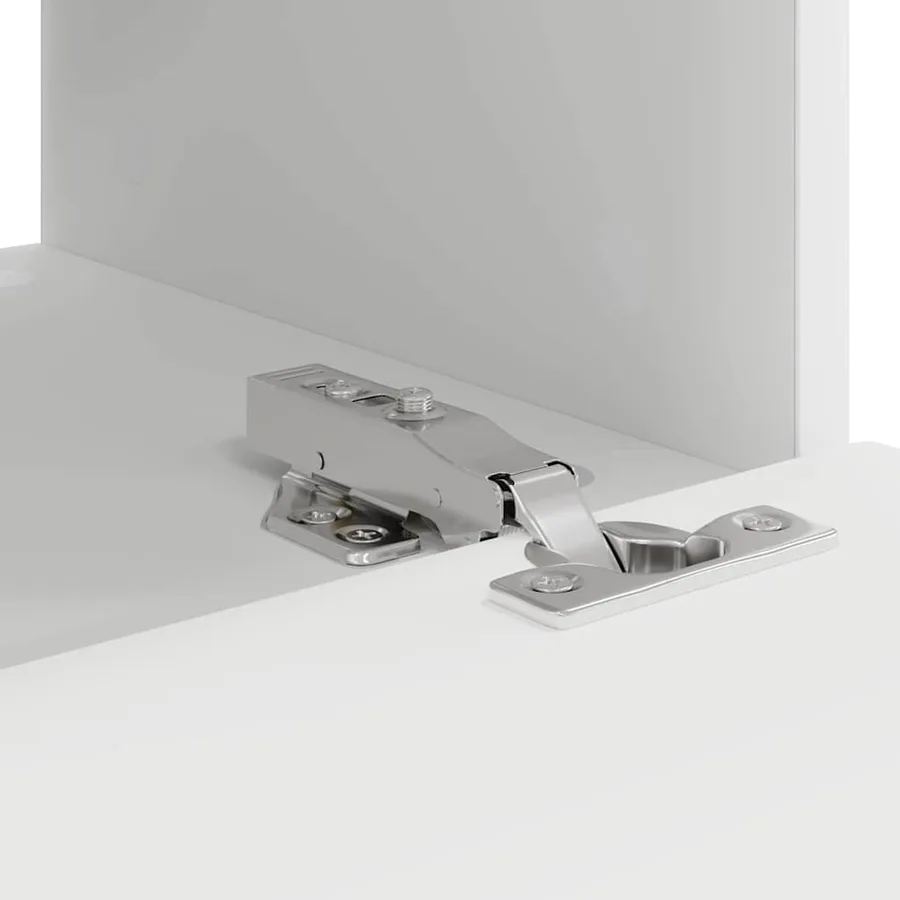 Meuble TV mural 2 pcs Blanc 39 x 31 x 29,5 cm Bois d'ingénierie - 11