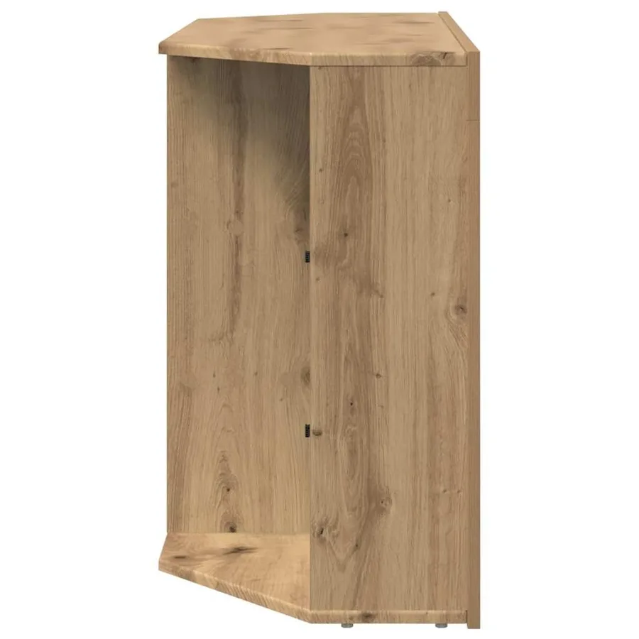 Meuble TV LED d'Angle 100x40x68cm Chêne artisanal - 9