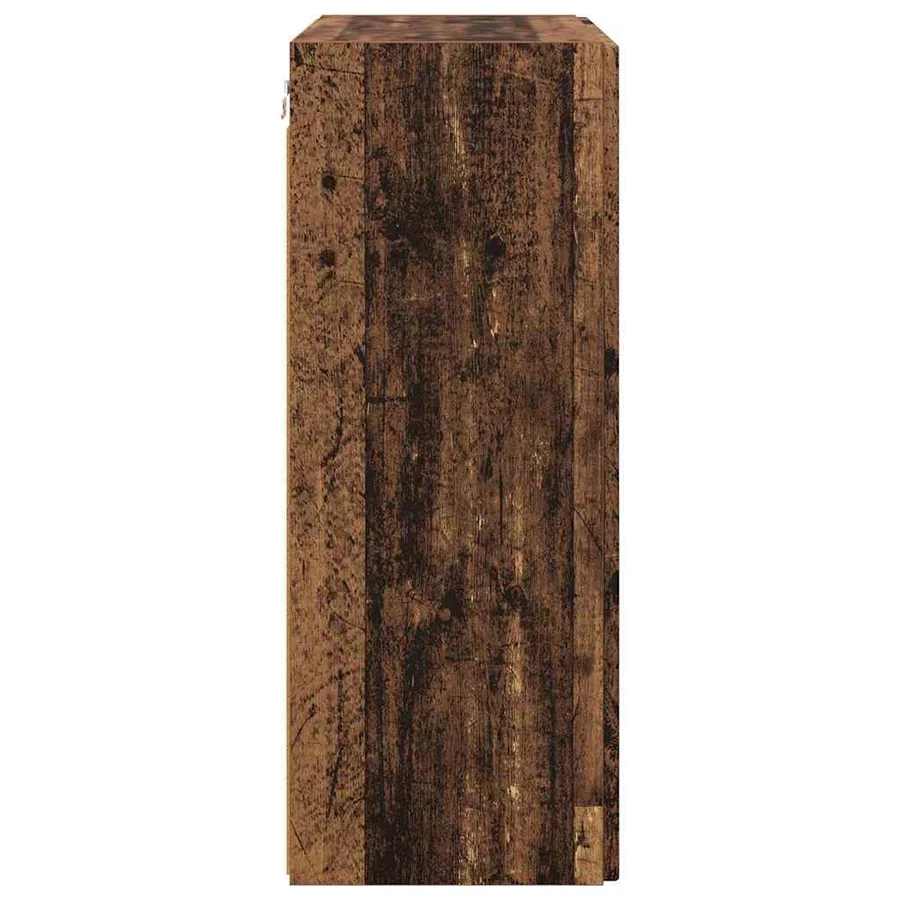 Meuble TV mural Bois Ancien 59,5 x 31 x 80 cm Bois d'ingénierie - 7