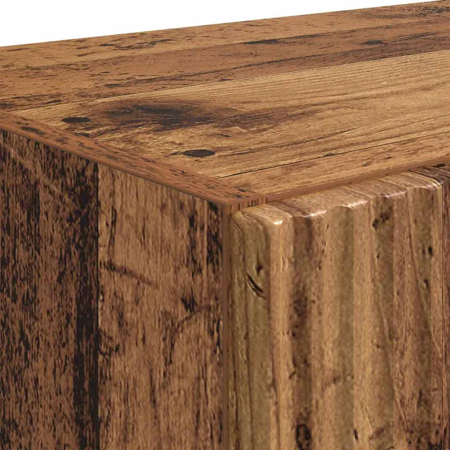 Meuble TV mural Bois Ancien 59,5 x 31 x 80 cm Bois d'ingénierie - 9