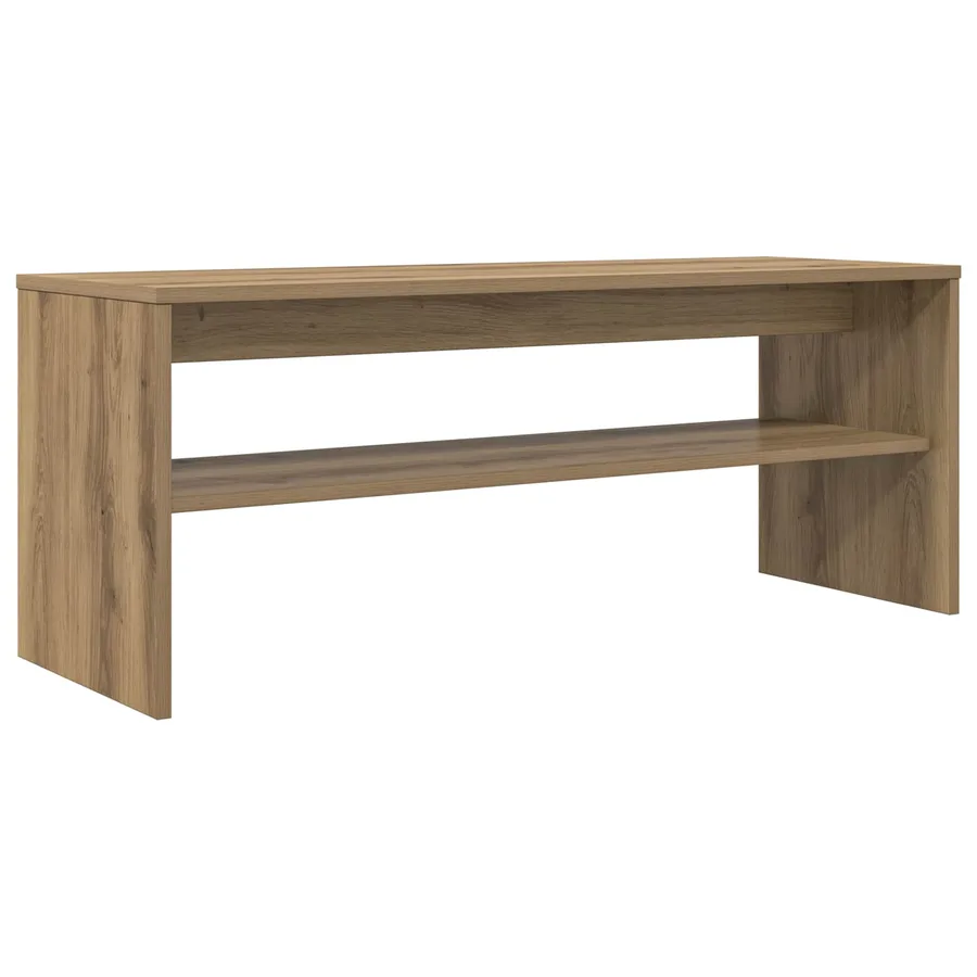 Meuble TV 100 x 35 x 40 cm Chêne artisanal Bois d'ingénierie - 2