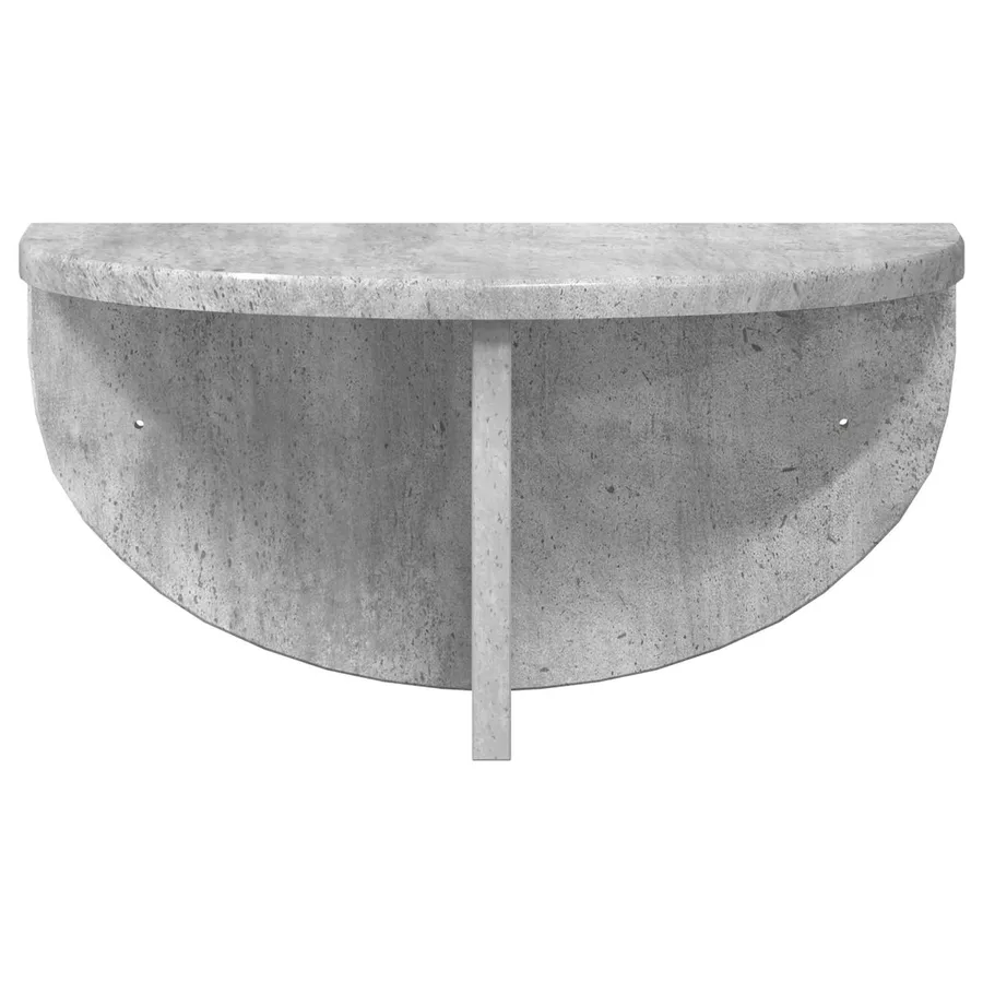 Étagère Murale Montage mural 2 pcs Gris béton 38 x 19 x 19 cm - 6