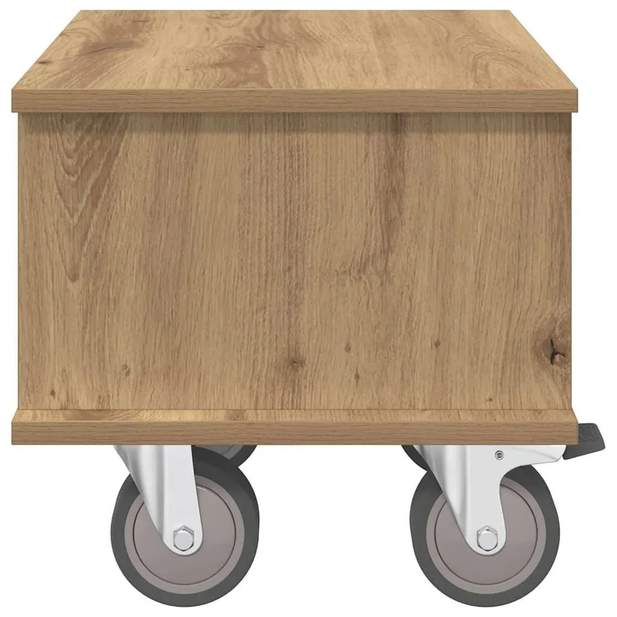 Meuble TV 37 x 35 x 35 cm Chêne artisanal Bois d'ingénierie - 6
