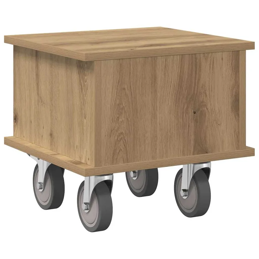 Meuble TV 37 x 35 x 35 cm Chêne artisanal Bois d'ingénierie - 7