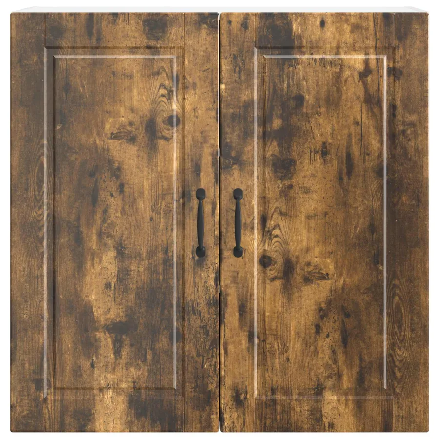 Meuble mural PORTO Chêne fumé 80 x 31 x 80 cm Bois d'ingénierie - 6