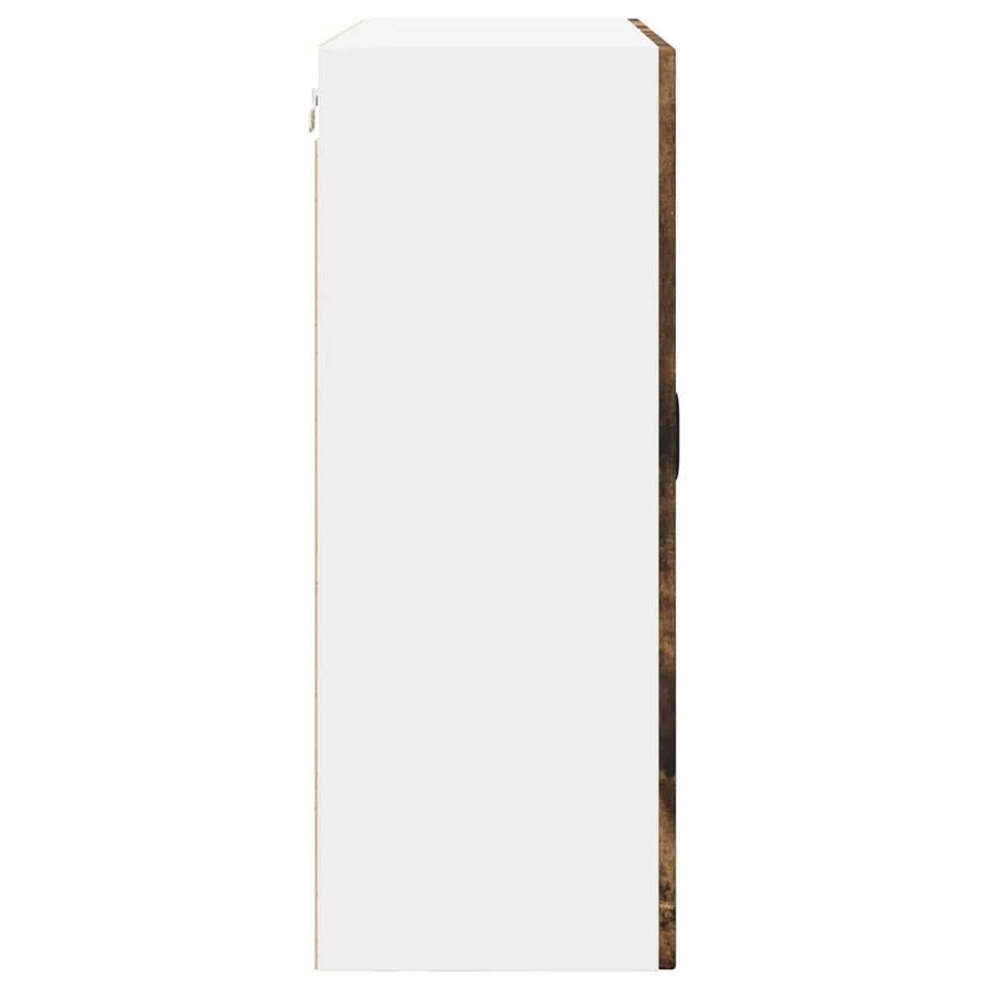 Meuble mural PORTO Chêne fumé 80 x 31 x 80 cm Bois d'ingénierie - 7