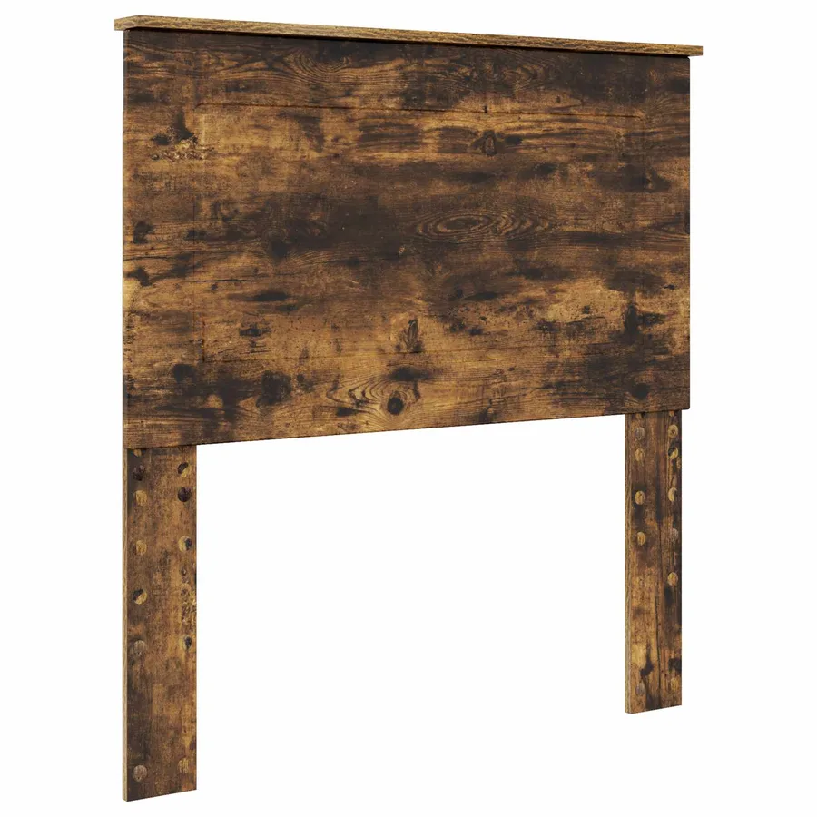 Cadre de lit Chêne fumé 90 x 190 cm Bois d'ingénierie - 6