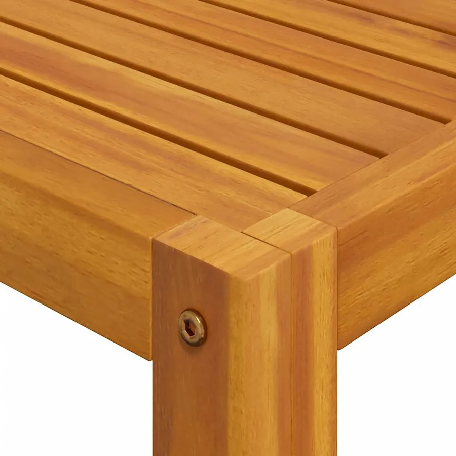 Salon de jardin 3 pcs avec coussins Bois d'acacia solide - 13