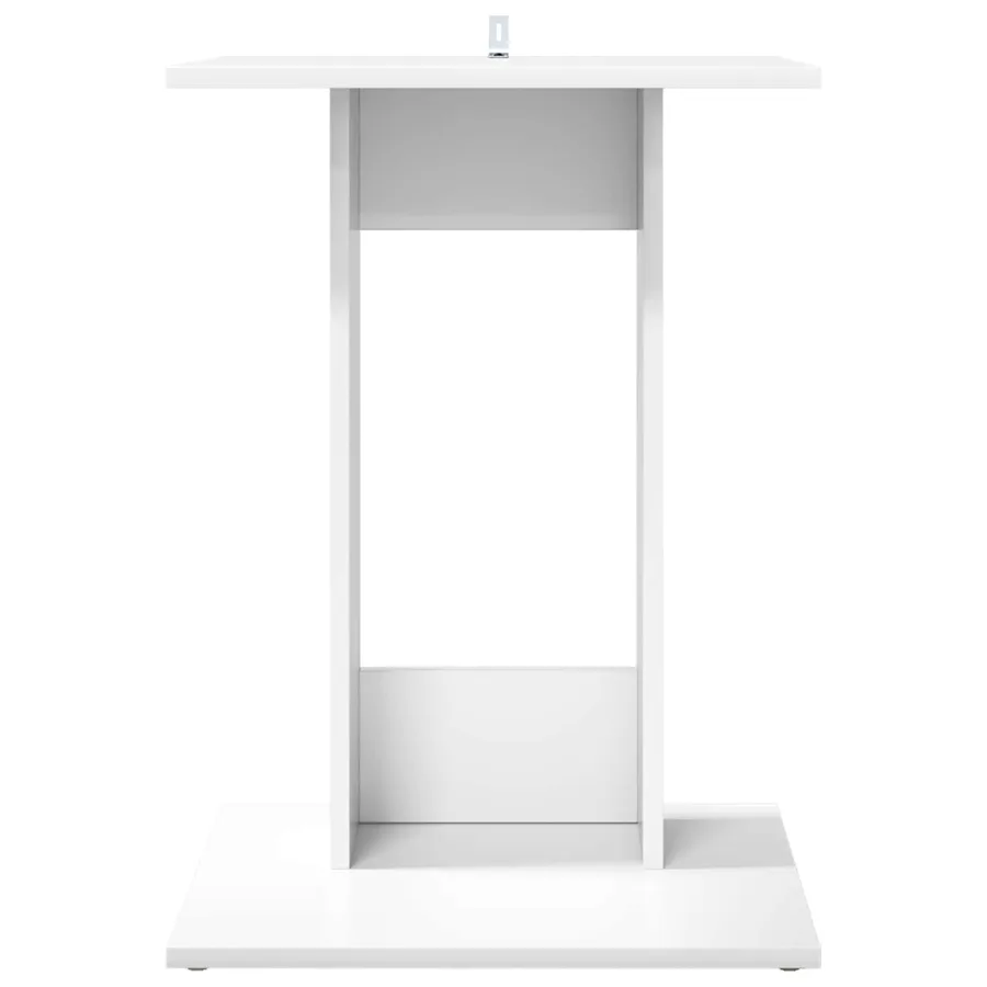 Table d'appoint Blanc 45 x 40 x 62,5 cm Bois d'ingénierie - 5