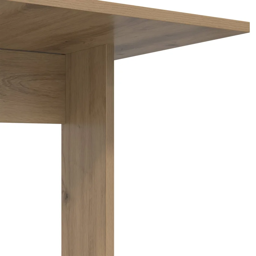 Table d'appoint Chêne artisanal 45 x 40 x 62,5 cm - 9