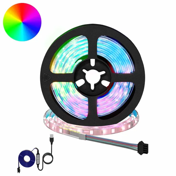 Bande LED 12 pcs Noir et Transparent 950 mm Cuivre et plastique
