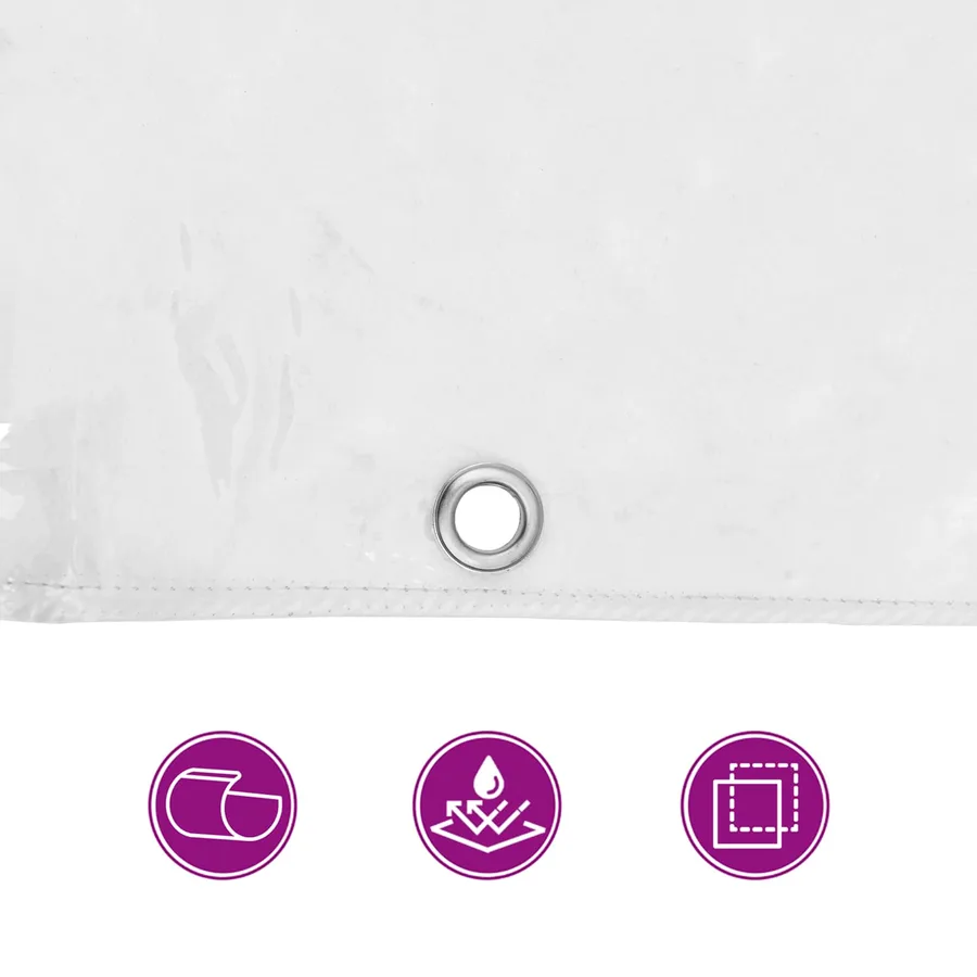 Couverture pour plantes Transparent 4 x 12 m PVC - 6