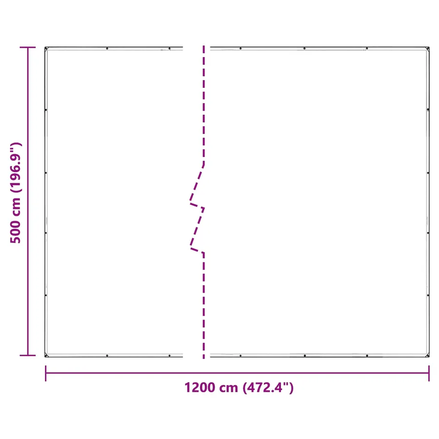 Couverture pour plantes Transparent 5 x 12 m PVC - 10