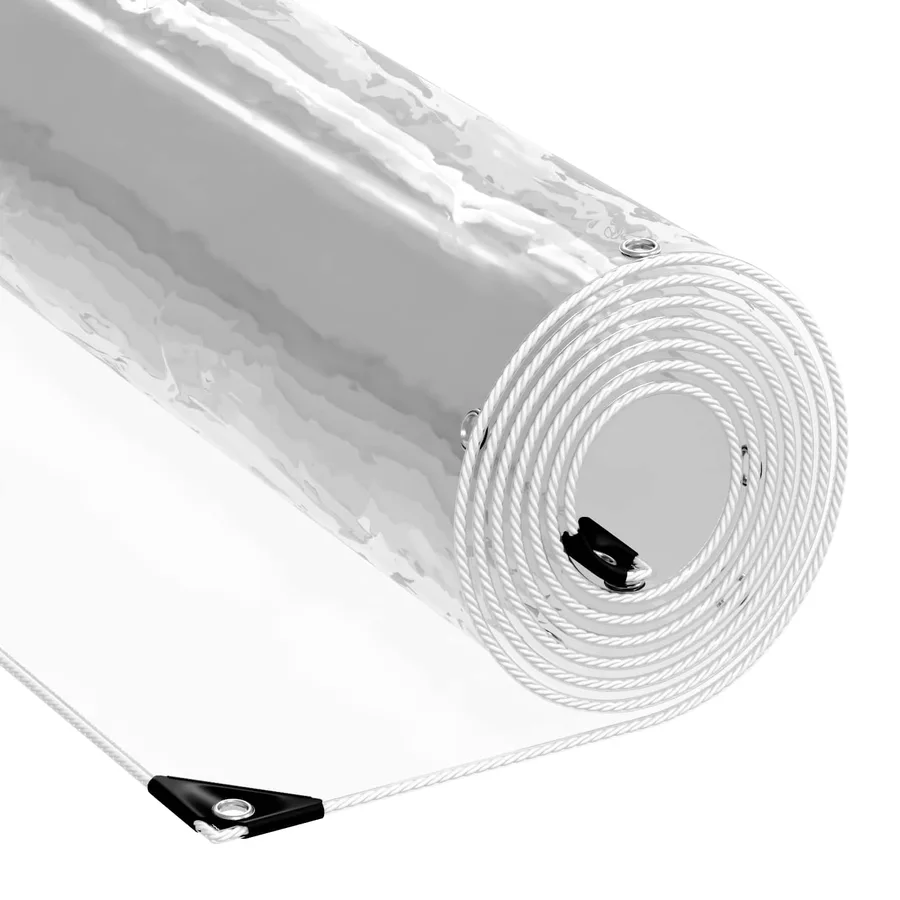 Couverture pour plantes Transparent 5 x 12 m PVC - 2