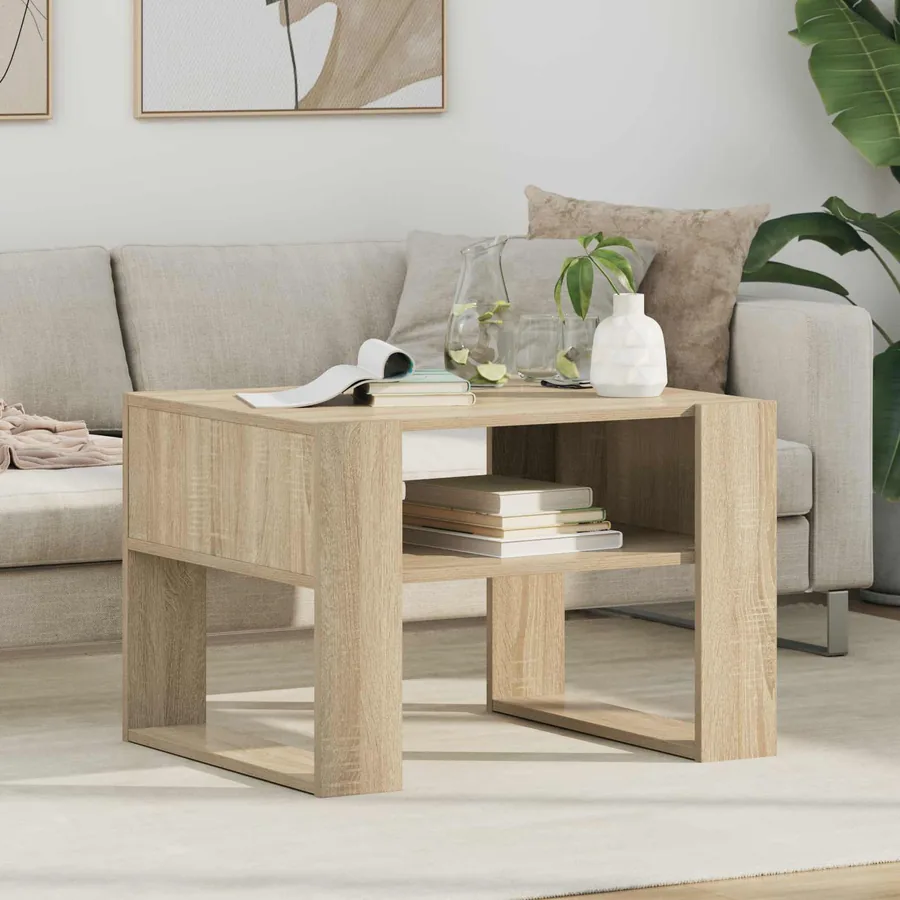 Table basse Chêne Sonoma 66 x 53 x 45 cm Bois d'ingénierie