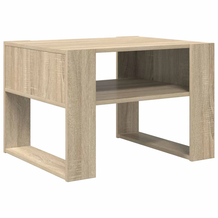 Table basse Chêne Sonoma 66 x 53 x 45 cm Bois d'ingénierie - 2