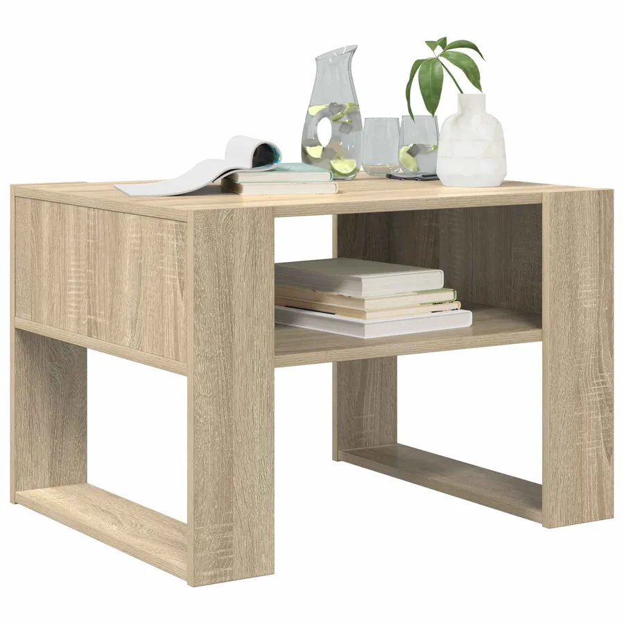 Table basse Chêne Sonoma 66 x 53 x 45 cm Bois d'ingénierie - 3
