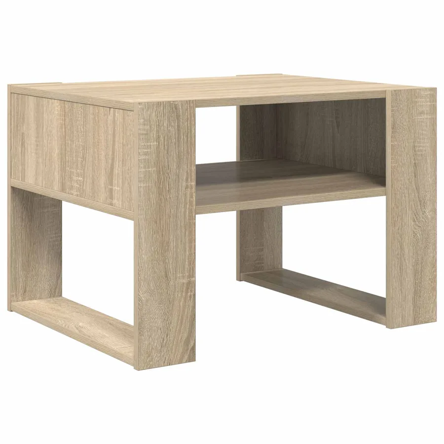 Table basse Chêne Sonoma 66 x 53 x 45 cm Bois d'ingénierie - 7