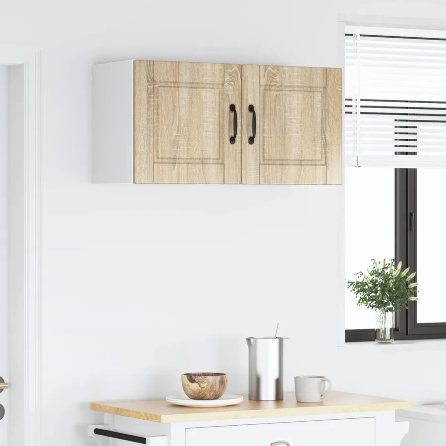 Meuble mural PORTO 2 pcs Chêne Sonoma 40 x 31 x 40 cm - 4