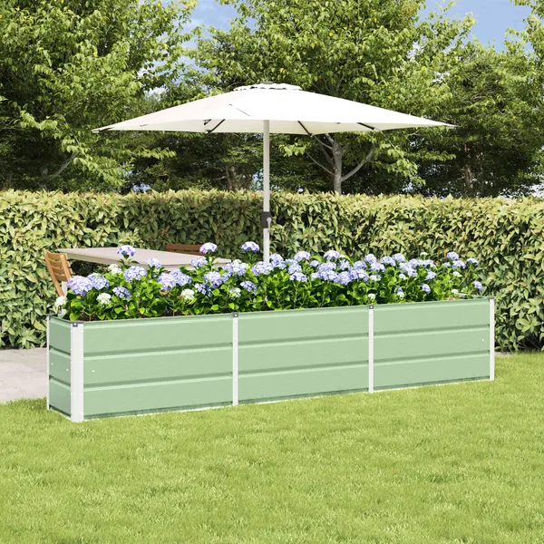 Jardinière Vert 240 x 40 x 45 cm Acier