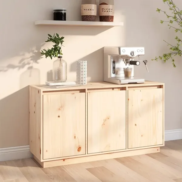 Sideboard 111x34x60 cm Solid pine wood