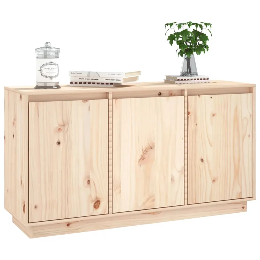 Buffet 111x34x60 cm Bois massif de pin - 8
