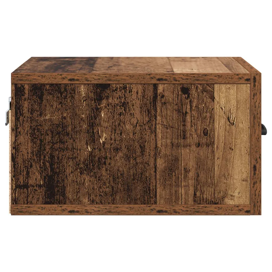 Cabinet de chevet Bois Ancien 35 x 35 x 20 cm Bois d'ingénierie - 6