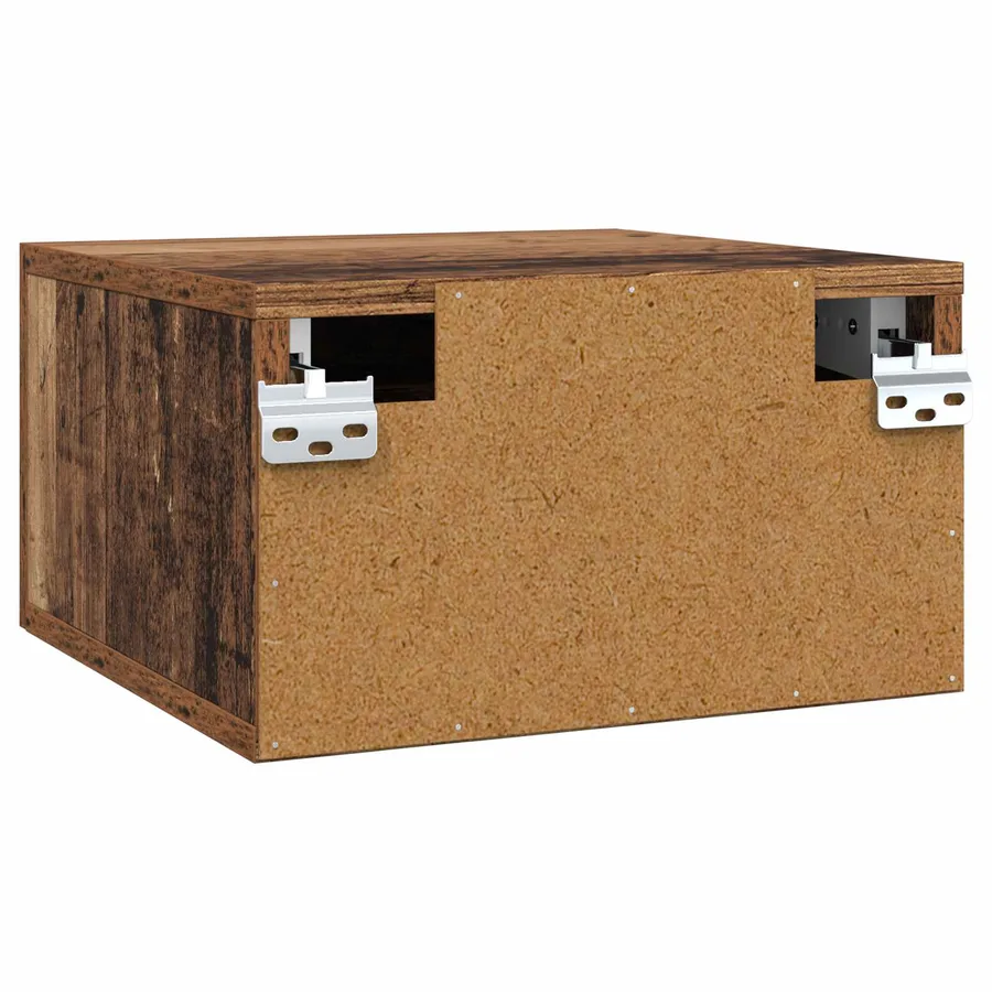 Cabinet de chevet Bois Ancien 35 x 35 x 20 cm Bois d'ingénierie - 7