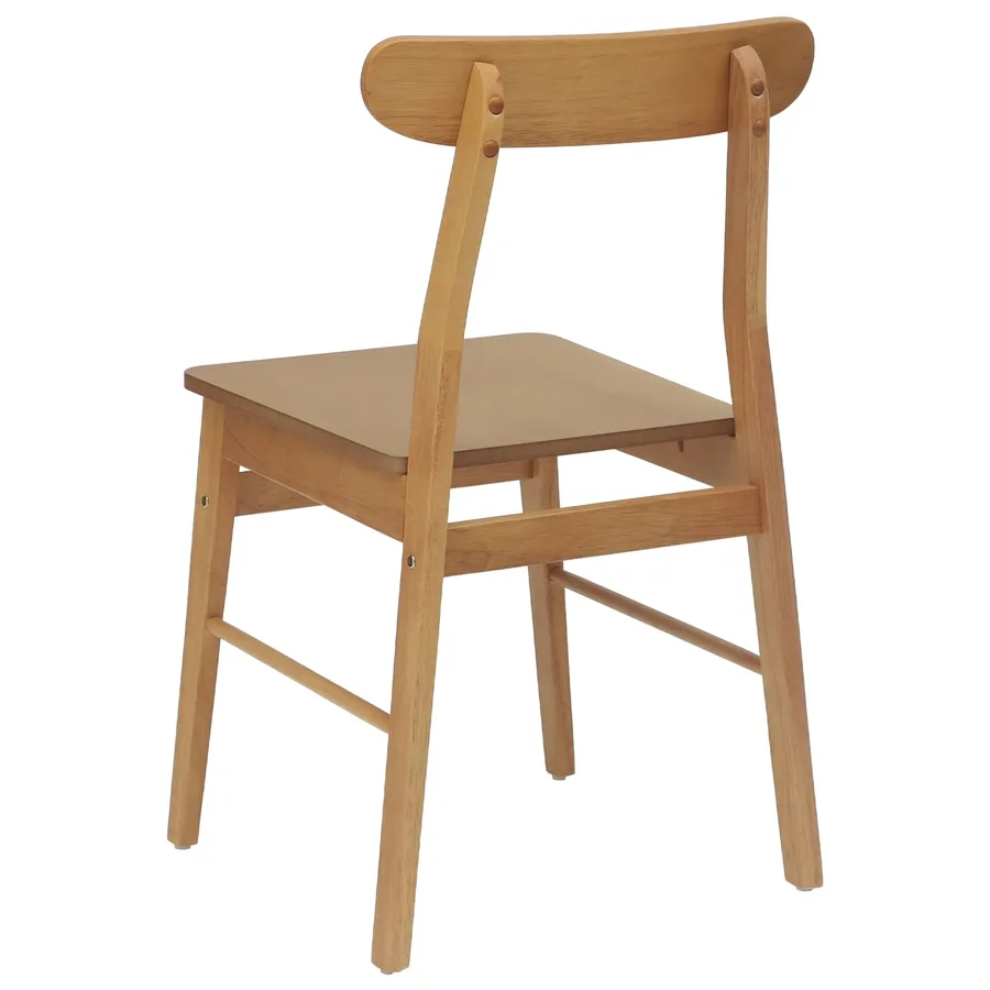Chaise de salle à manger 2 pcs Naturel 43 x 44,5 x 77 cm - 7