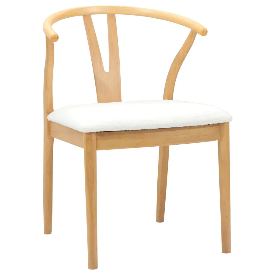 Chaise de salle à manger 2 pcs Naturel et clair - 4