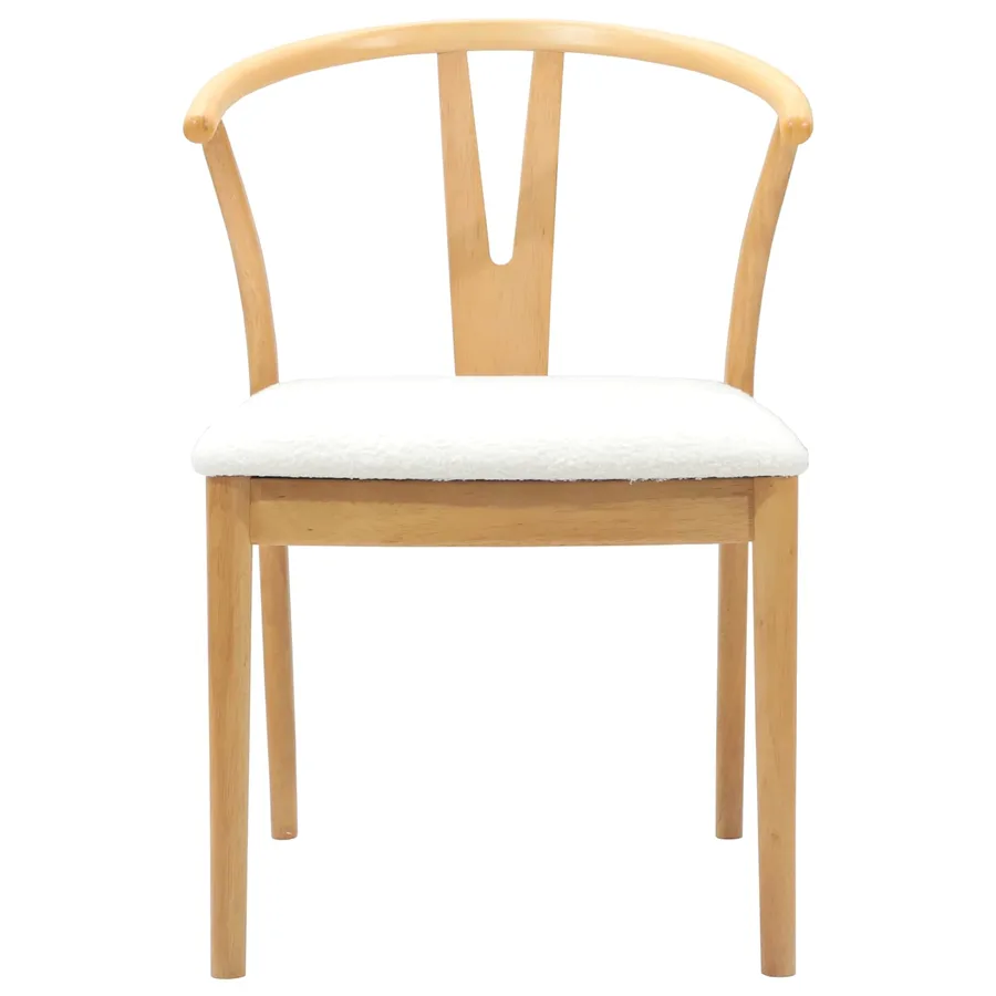 Chaise de salle à manger 2 pcs Naturel et clair - 5