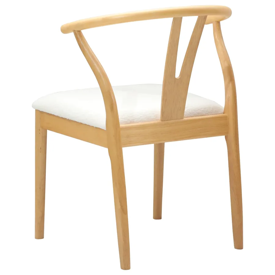 Chaise de salle à manger 2 pcs Naturel et clair - 7