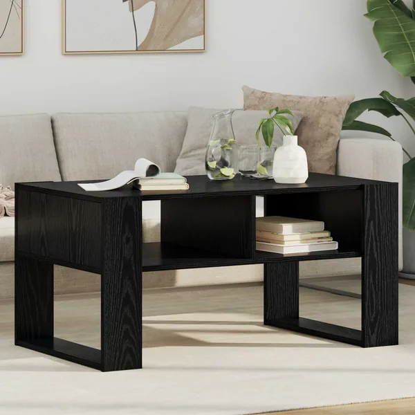 Table basse Chêne noir 92 x 53 x 45 cm Bois d'ingénierie