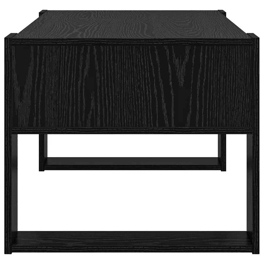 Table basse Chêne noir 92 x 53 x 45 cm Bois d'ingénierie - 6