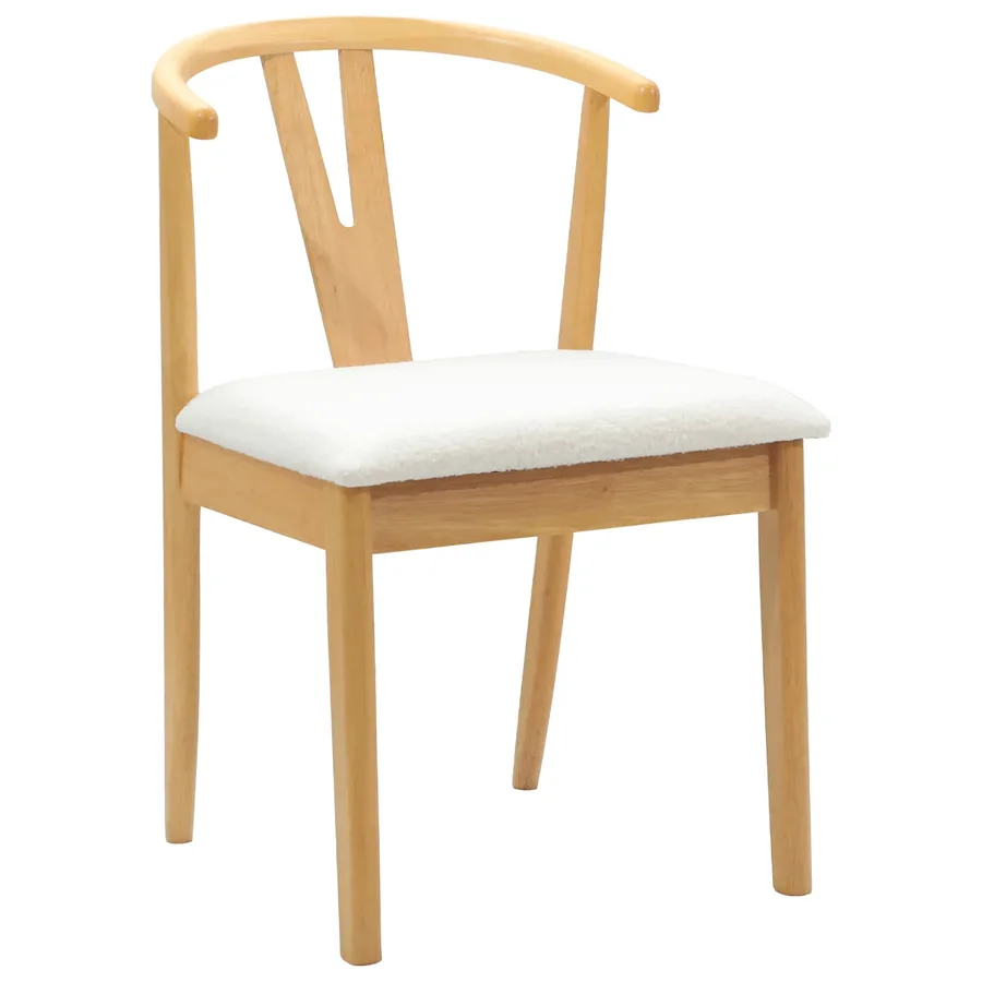 Chaise de salle à manger 2 pcs Naturel et clair - 4